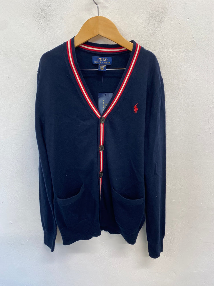 Classic Polo Ralph Lauren Cardigan Age 10-12 Navy blue BB001
