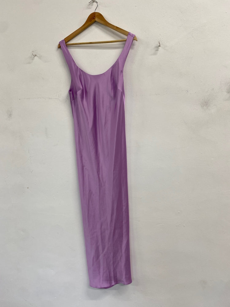 Stunning Asos Design Dress Uk 12 Lavender maxi wedding season AM006