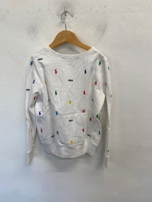 Classic Polo Ralph Lauren Sweater Age 8-10 Multicolor pattern BB001