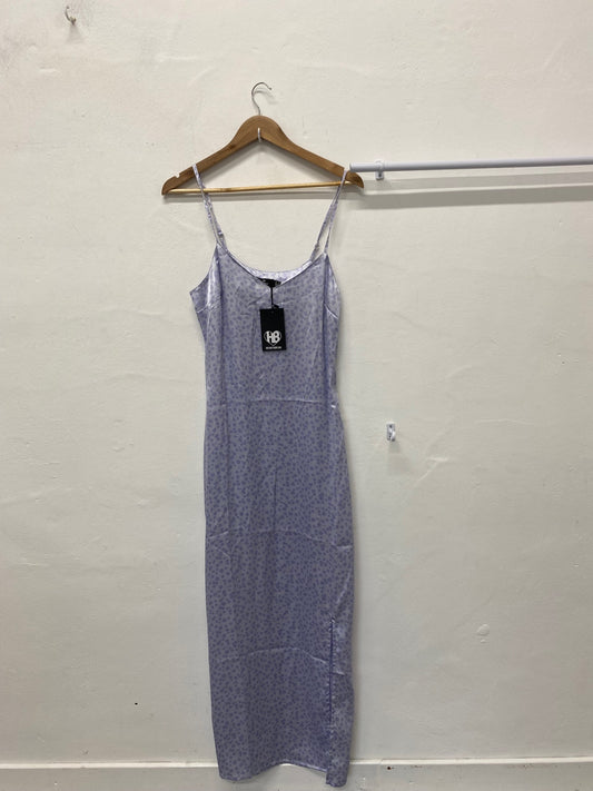 Stunning Heartbreak Dress UK 10 Lilac slip maxi dress AM006