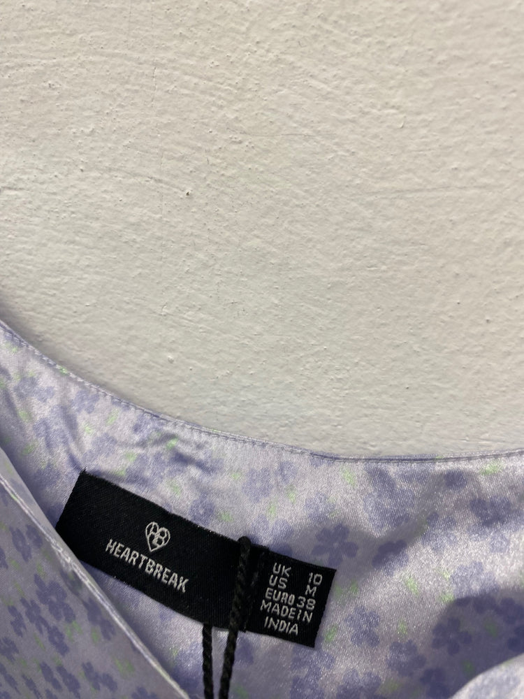 Stunning Heartbreak Dress UK 10 Lilac slip maxi dress AM006