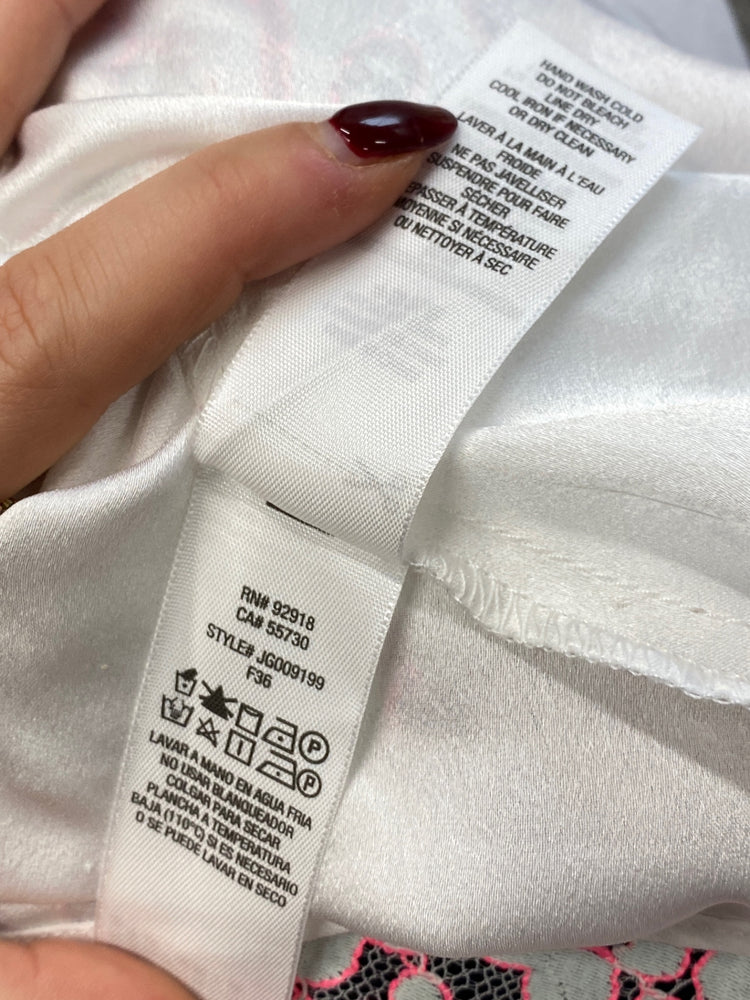 Stunning Juicy couture Dress UK 8 Pink white lace BB001