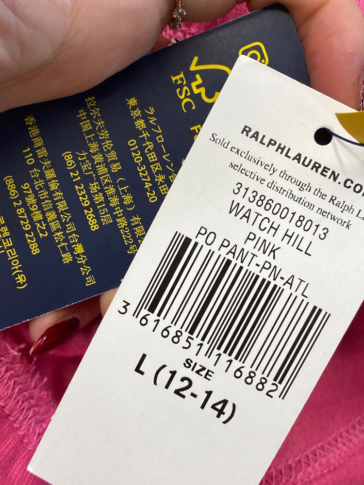 Classic Polo Ralph Lauren Sweatpants Age 12-14 Pink BB001