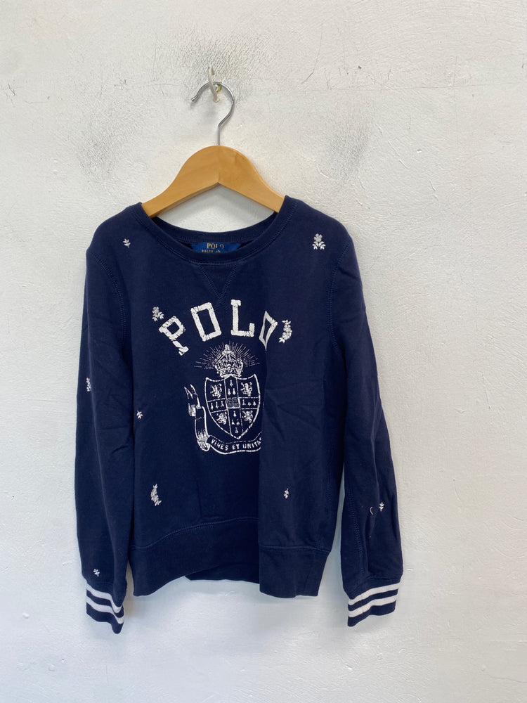Classic Polo Ralph Lauren Sweatshirt 8-10 Navy blue BB001