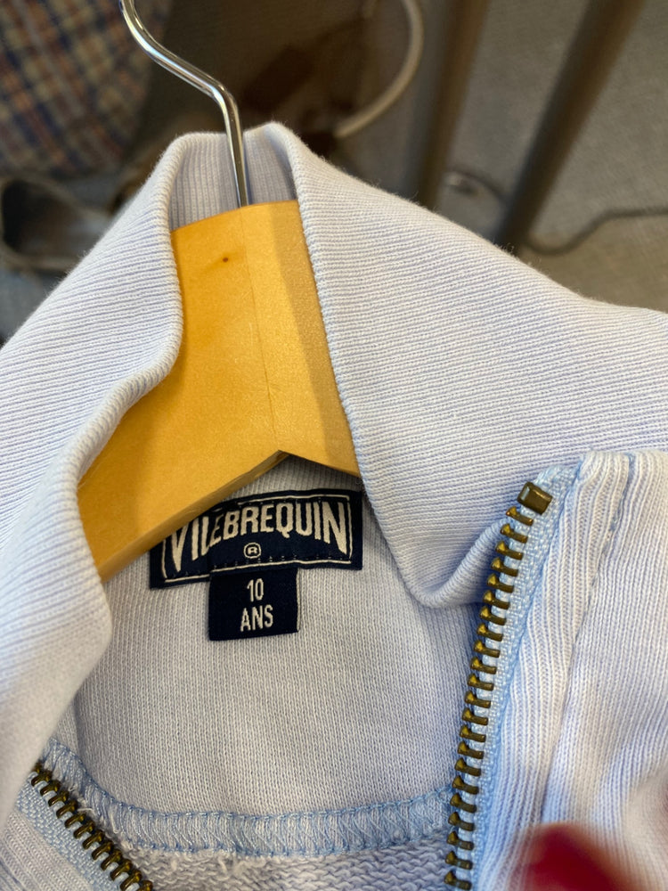 Classic Vilebrequin Hoodie Age10 Light Blue St Tropez BB001