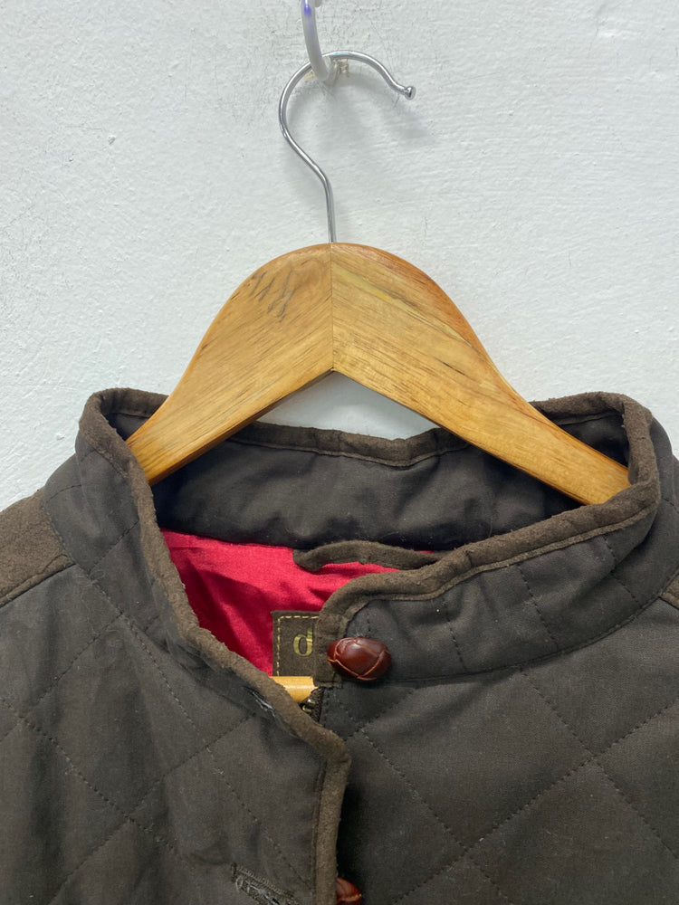 Stunning Dubarry Jacket UK 8 Brown padded classic BB001