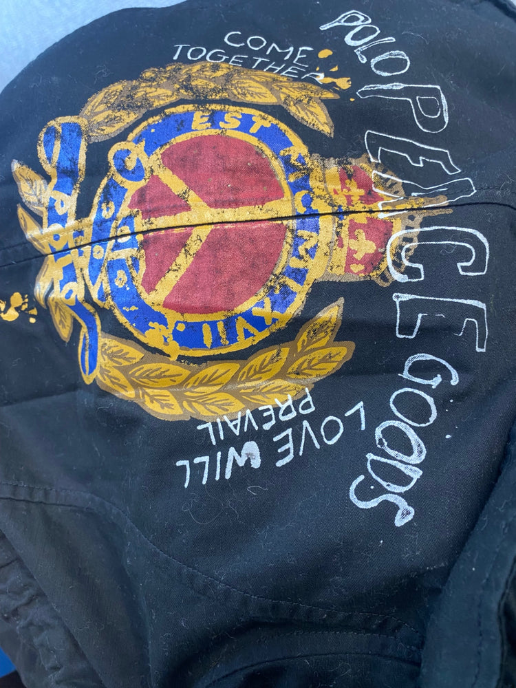 Classic Polo Ralph Lauren Parka Jacket Age 7 Black fur lined BB001