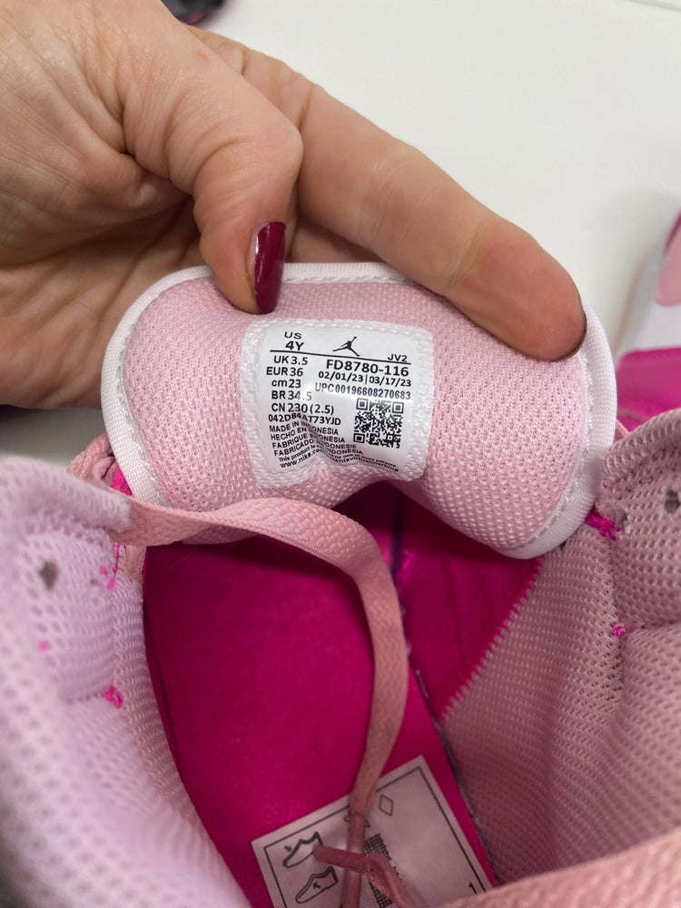 Classic Nike Air Jordan Sneakers Uk3.5 Pink fuschia RARE Bb001