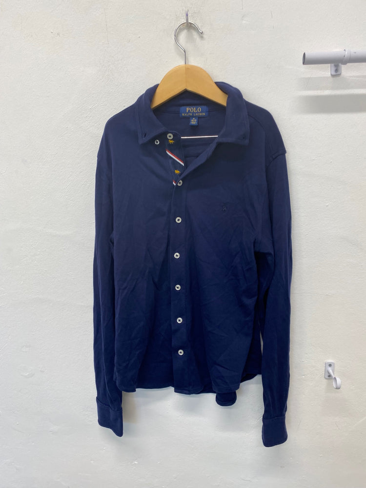 Classic POLO Ralph Lauren Shirt Age 10-12 Navy blue BB001