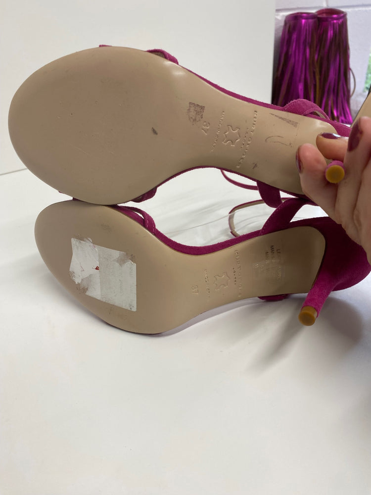 Stunning Kurt Geiger High Heeled Sandals uk4 Magenta occasion Events BB001