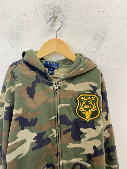 Classic POLO Ralph Lauren Hoodie Age 10-12 Camouflage khaki BB001