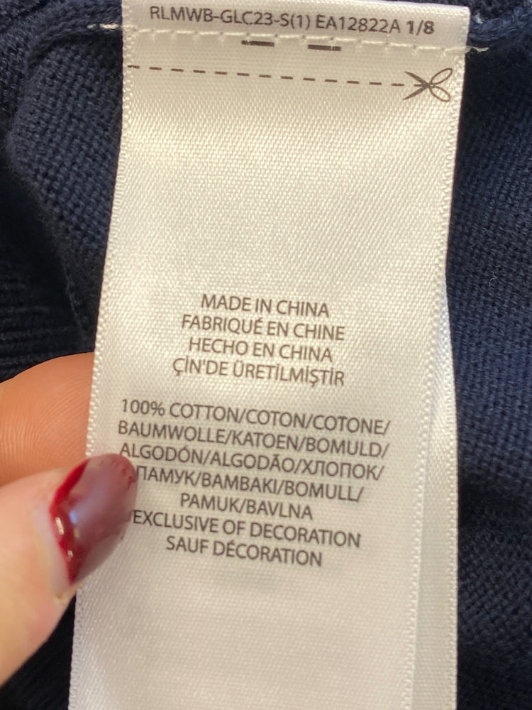 Classic Polo Ralph Lauren Cardigan Age 10-12 Navy blue BB001