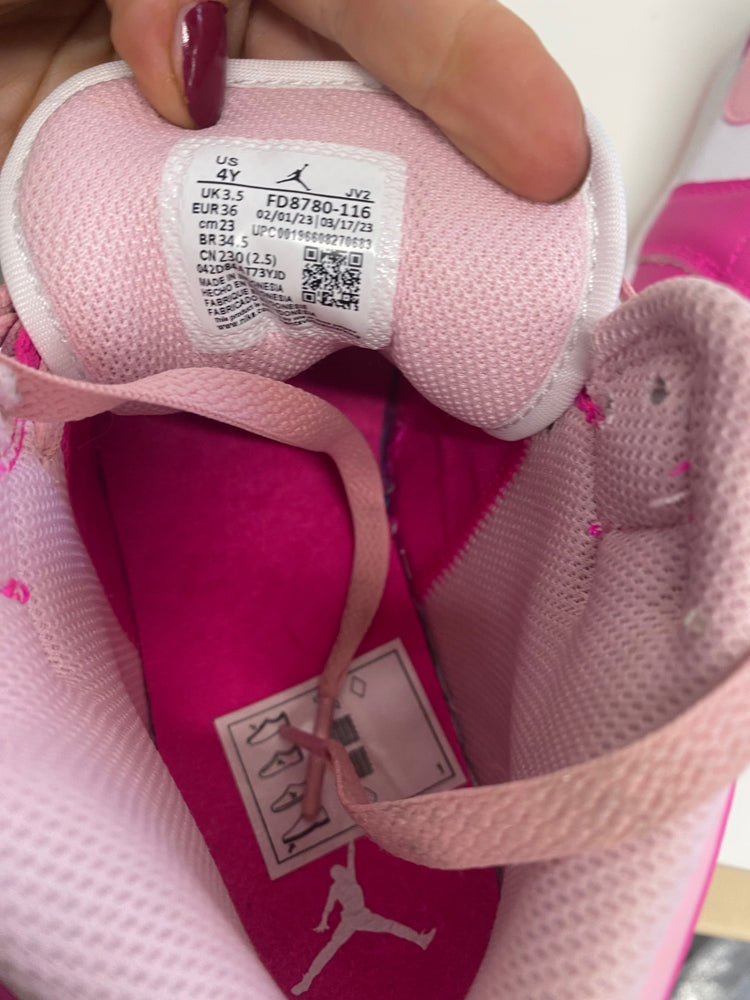 Classic Nike Air Jordan Sneakers Uk3.5 Pink fuschia RARE Bb001