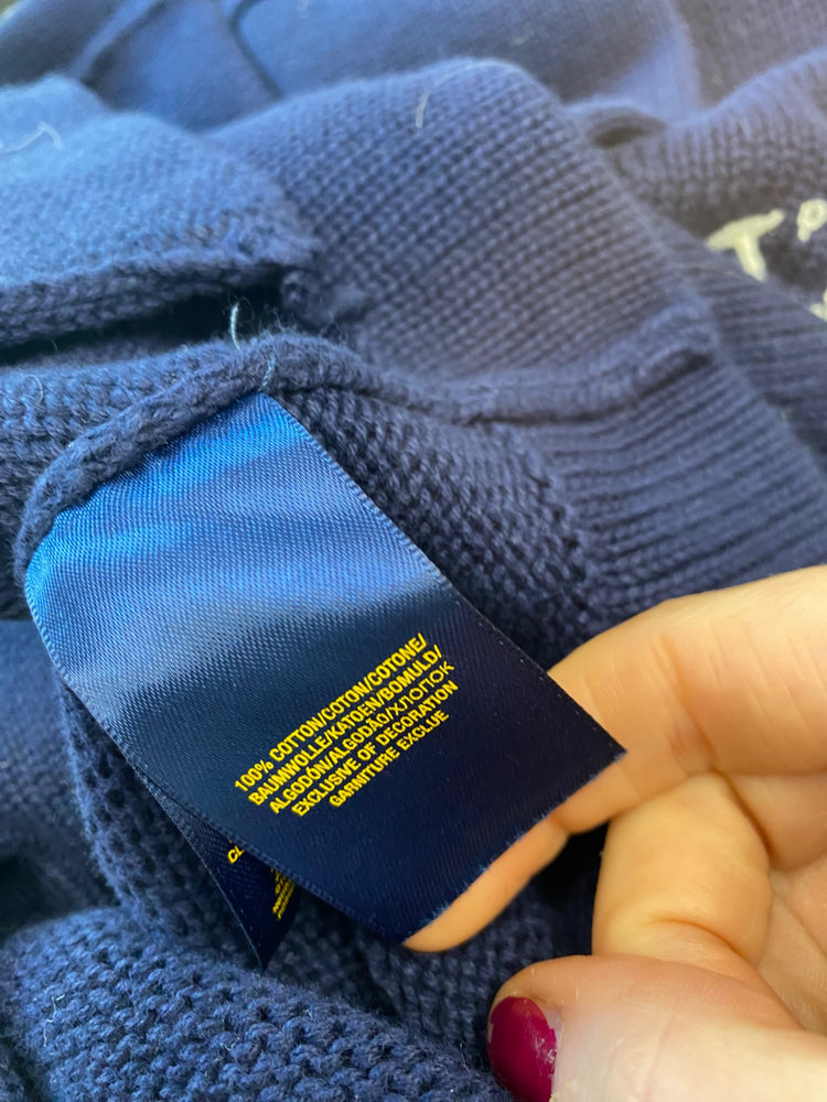 Classic Polo Ralph Lauren Cardigan Age 10-12 Navy blue BB001