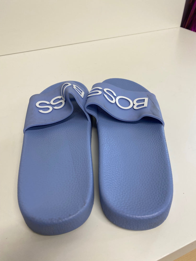 Classic BOSS BOSS Sliders Uk6 Light Blue BB001