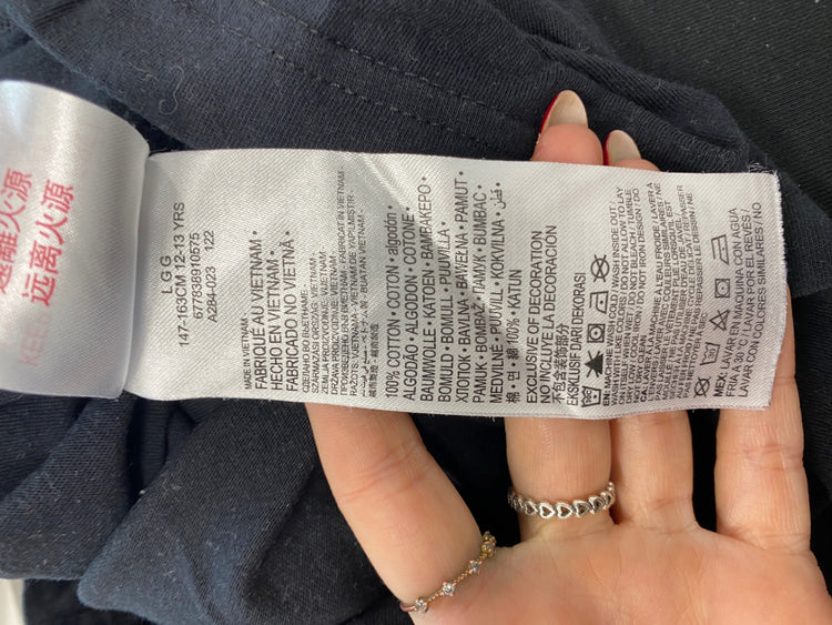 Classic Nike jordan T-Shirt Age 12-13 Black BB001