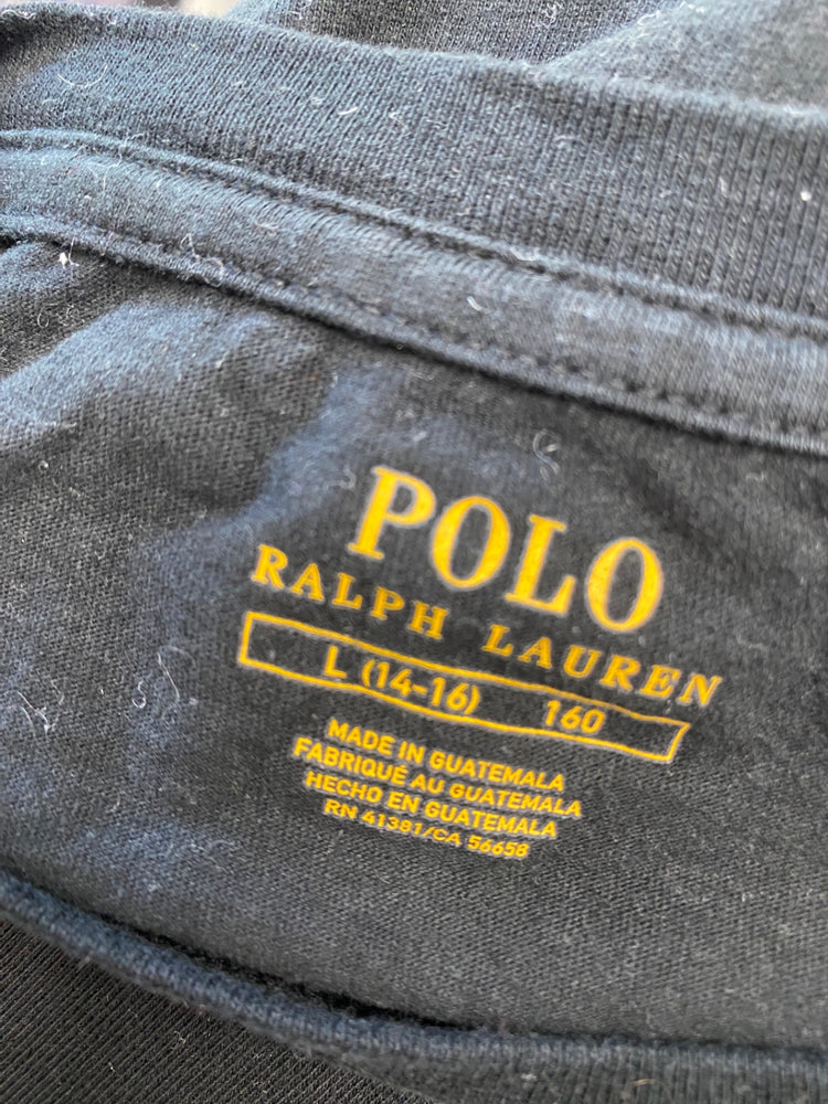 Classic Polo Ralph Lauren T-Shirt Age 14-16 Black BB001