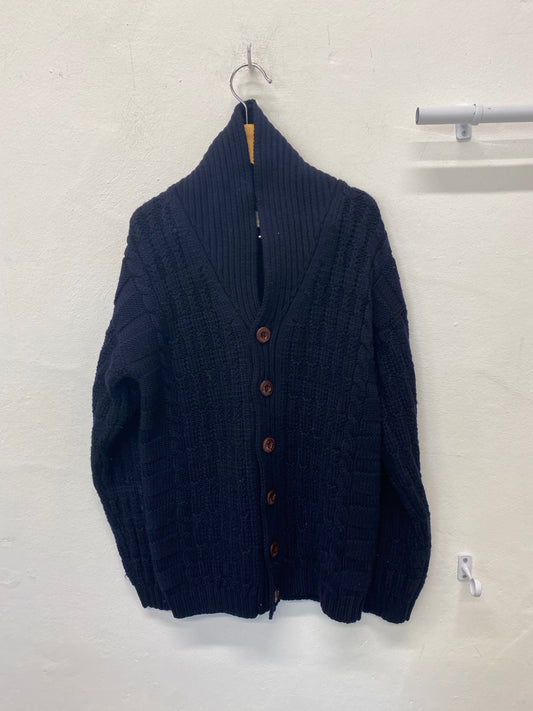 Classic Gucci Cardigan Age10 Dark Blue knit pure wool BB001