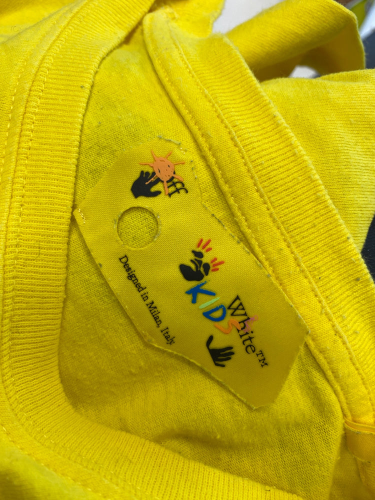 Classic Off-white T-Shirt Age 10 Yellow designer BB001