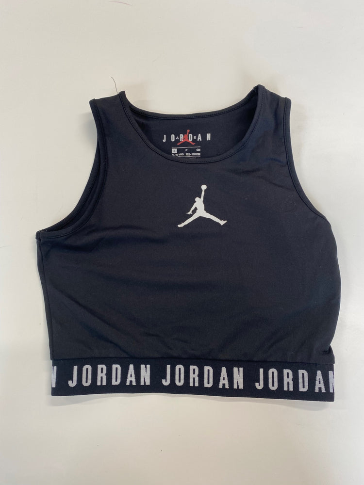 Classic Jordan Tank Top 8-10 Yrs Black gym yoga BB001