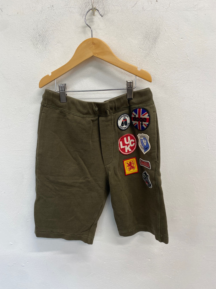 Classic DSQUARED2 Shorts Age 10-11 Khaki logo BB001