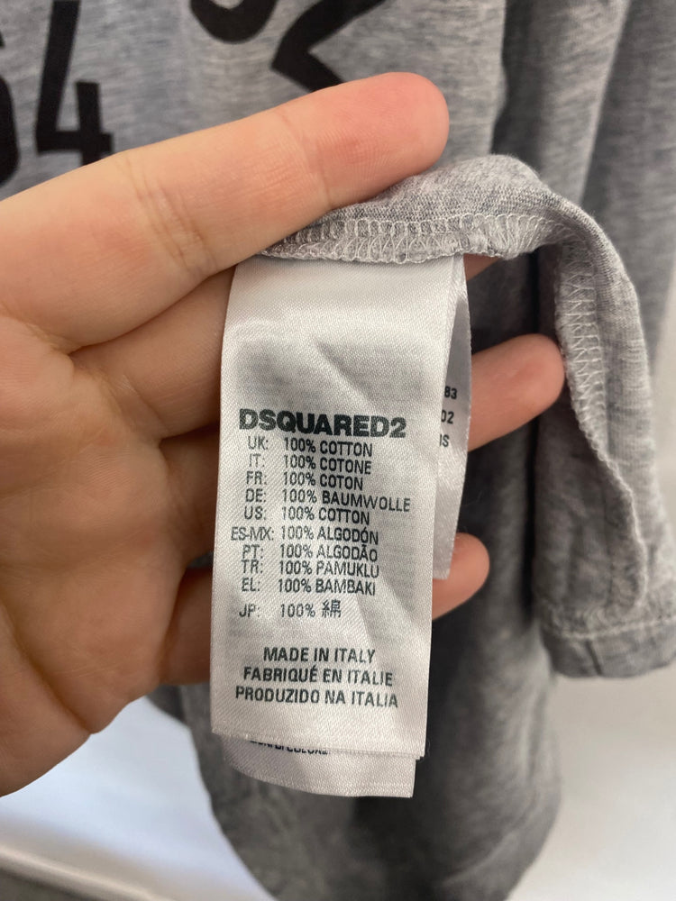 Classic Dsquared2 Long Sleeve Top 12 Years Grey BB001