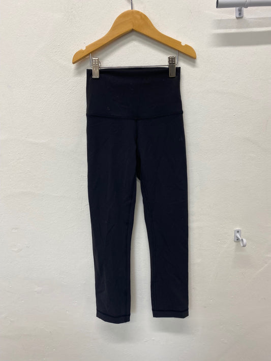 Classic Lululemon Leggings uk4 Charcoal Grey BB001