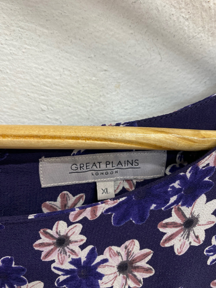 Classic Great Plains Dress XL Navy EJP01