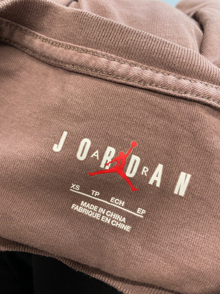 Classic Nike Air Jordan T-Shirt Uk xs Brown oversized BB001