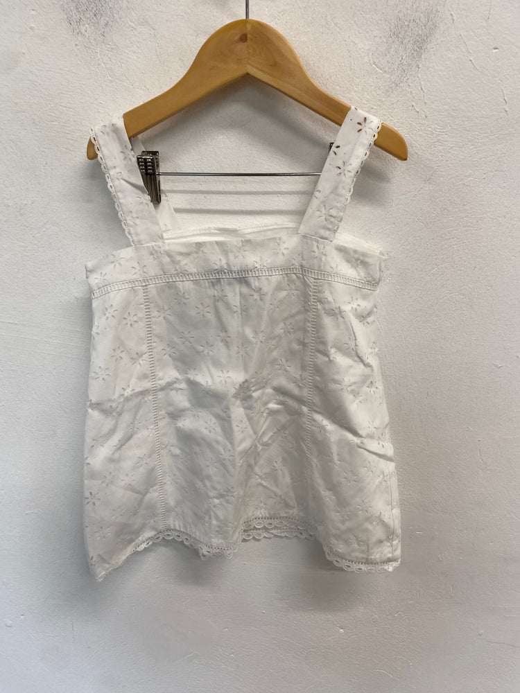 Classic Christian Dior Clothing label Age 8 White Broderie BB001