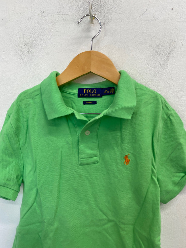 Classic Polo Ralph Lauren Polo Shirt Age 10-12 Green slim fit BB001