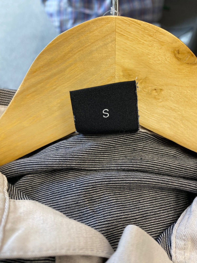 Classic Hugo boss Polo Shirt UkS Grey black striped BB001