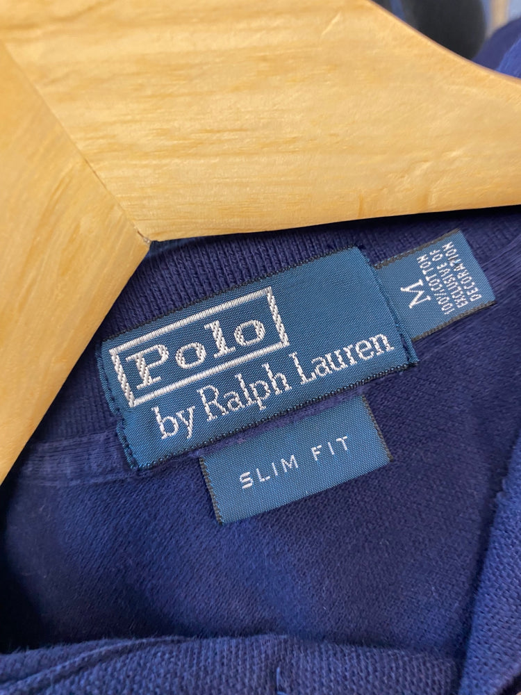 Classic Ralph Lauren Polo shirt Uk M Navy blue & Pink BB001