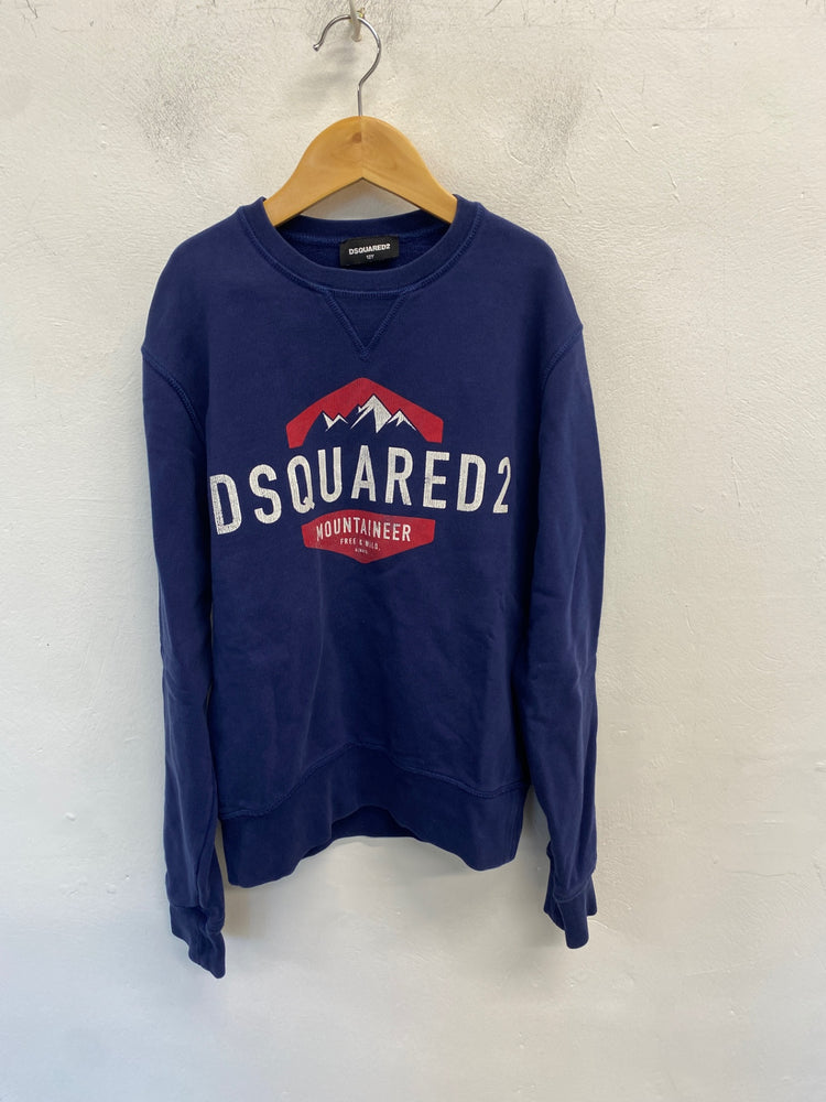 Classic DSQUARED2 Sweater Age 12 Navy Blue BB001