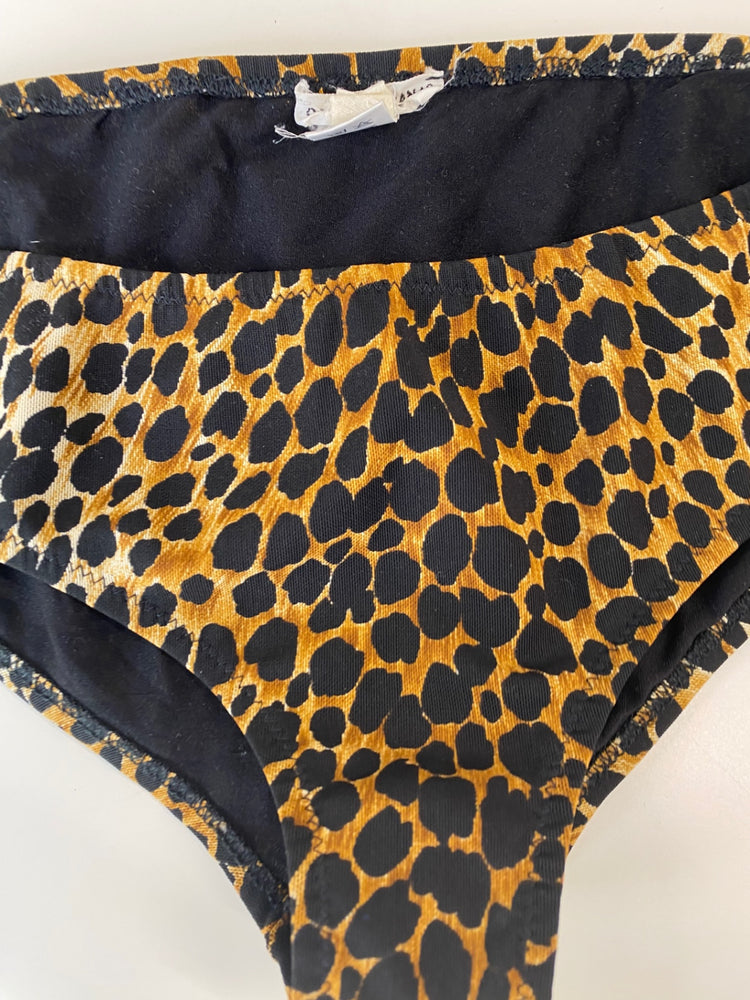 Classic Dolce & Gabbanna Bikini Bottoms UkM Leopard Print BB001