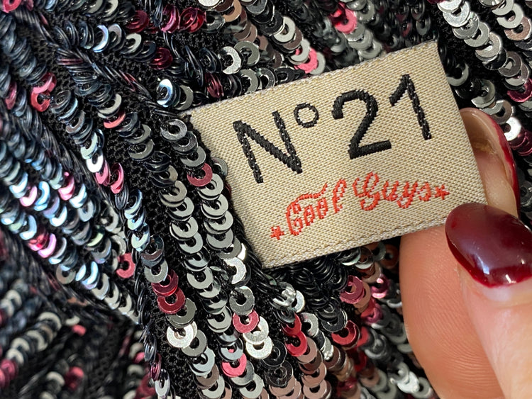 Classic No21 Dress Age 10 silver sequins party BB001