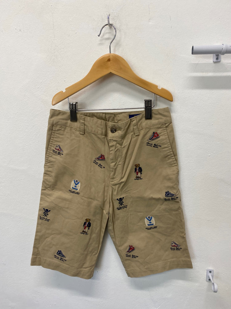 Classic Polo Ralph Lauren Shorts Age10 Beige embroidered BB001
