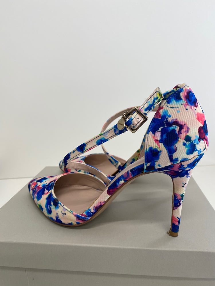 Classic Carvela by Kurt Geiger High-heeled shoes UK5 Multicolor watercolour wedding shoes EJP01
