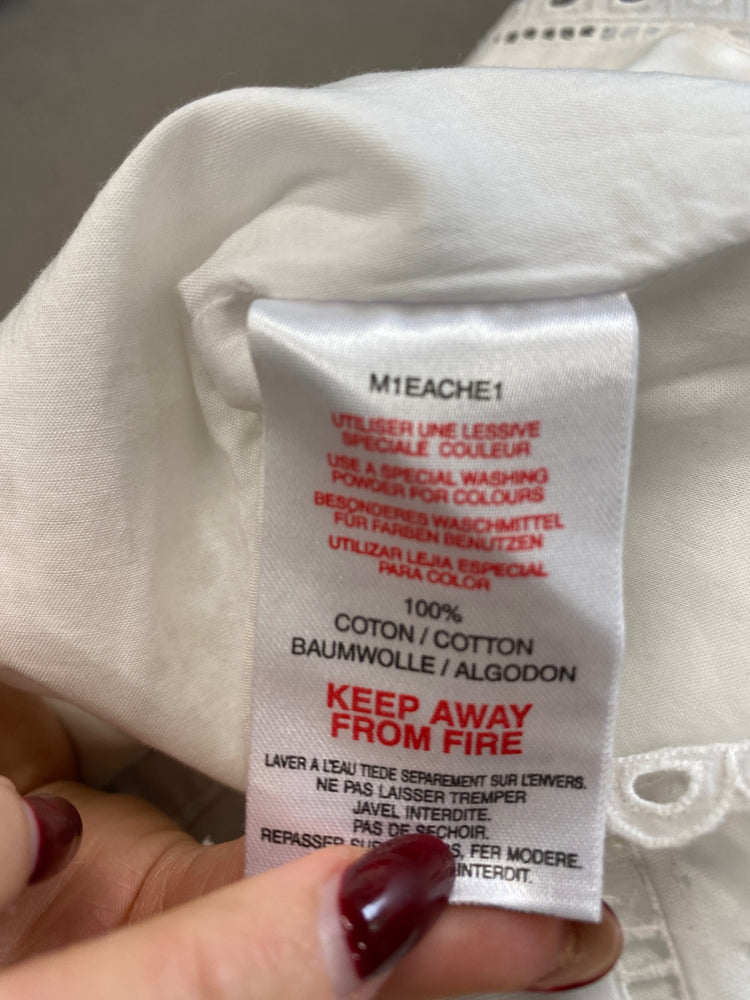 Classic Christian Dior Clothing label Age 8 White Broderie BB001