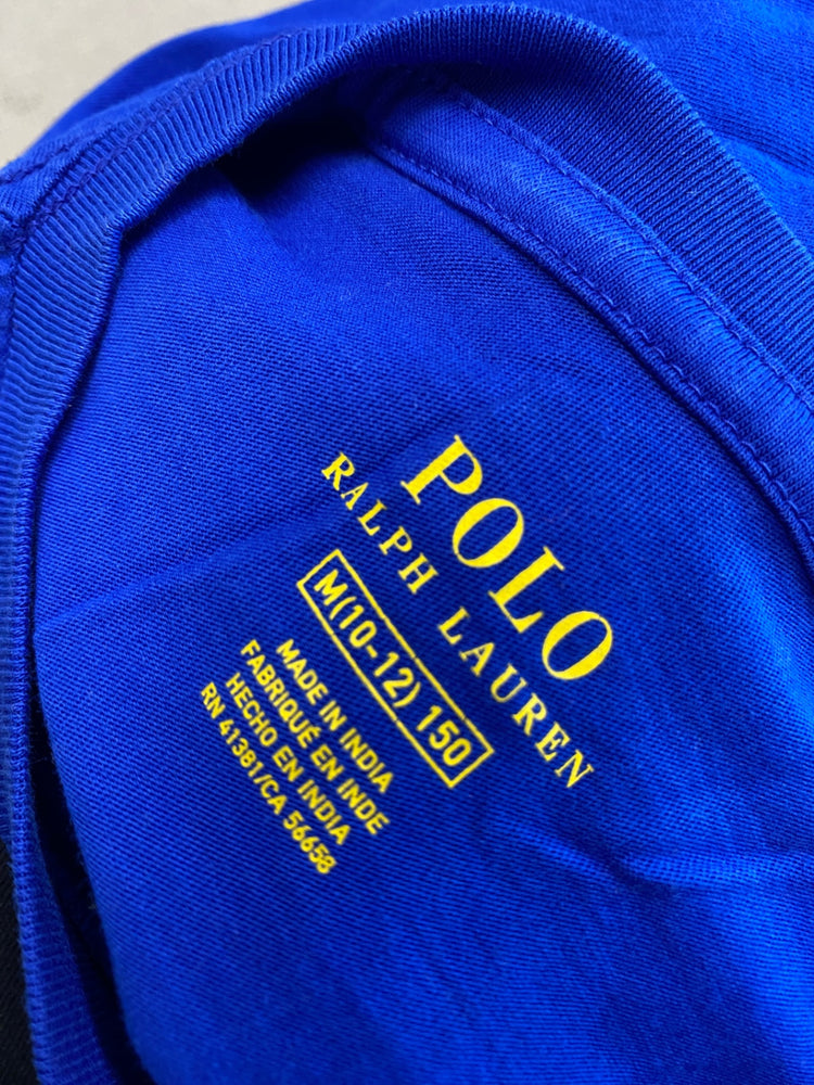 Classic Polo Ralph Lauren T-Shirt Age 10-12 Blue summer BB001
