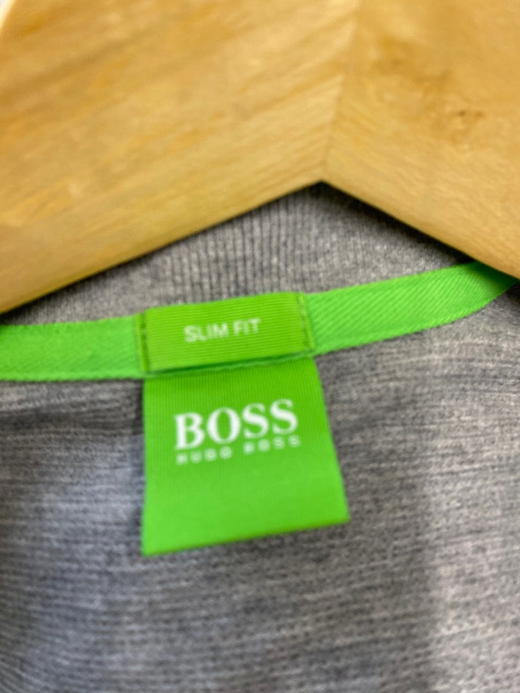 Classic BOSS Polo Shirt UKM Grey & white BB001