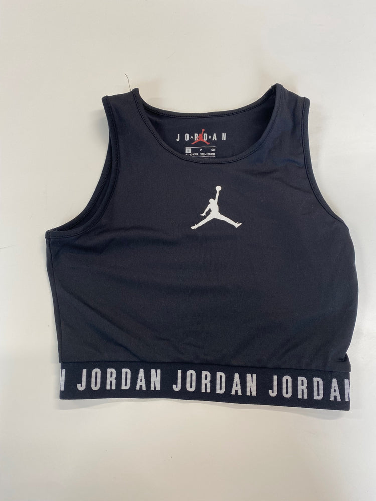 Classic Jordan Tank Top 8-10 Yrs Black gym yoga BB001