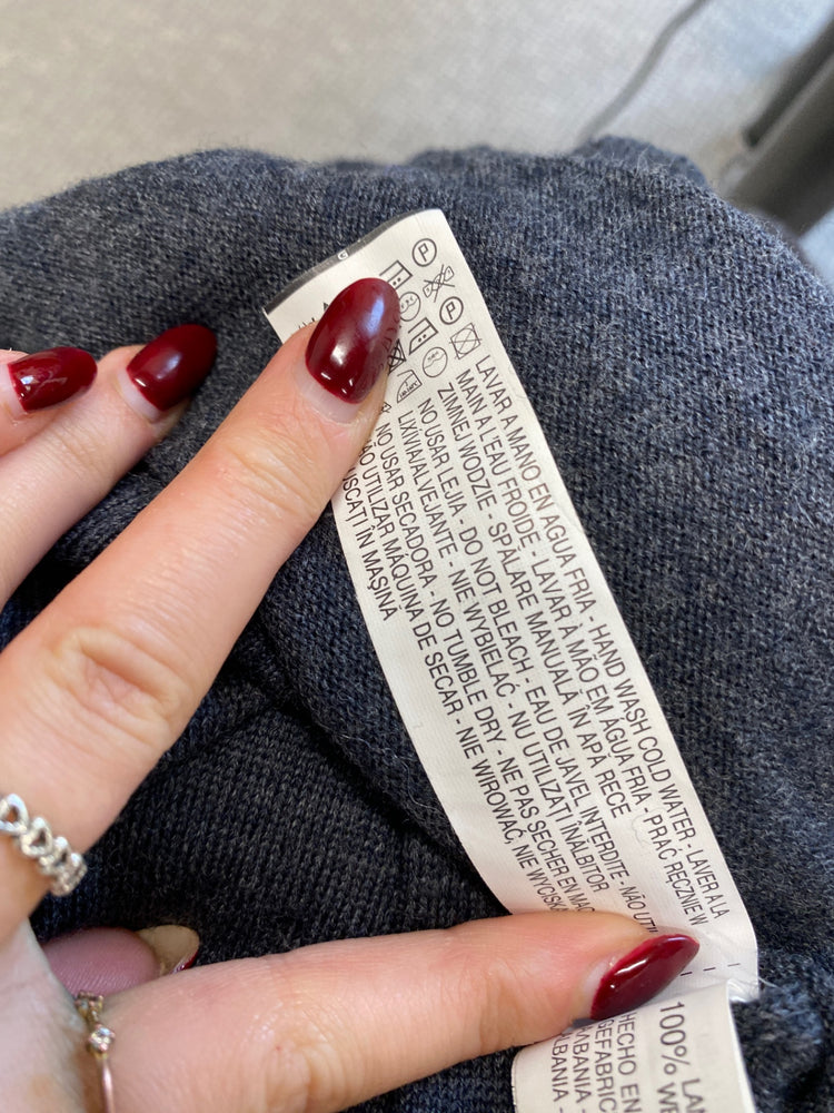 Classic Zara Man Sweater M Dark gray smart BB001