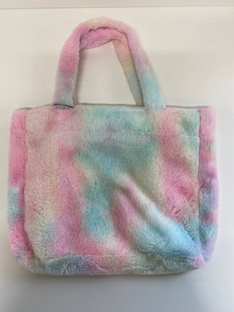 Classic Popski Fluffy rainbow bag Small Pastel Unicorn Rainbow BB001