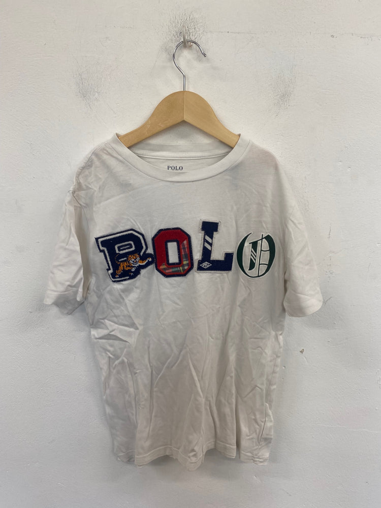 Classic Polo Ralph Lauren T-Shirt Age 10-12 White BB001