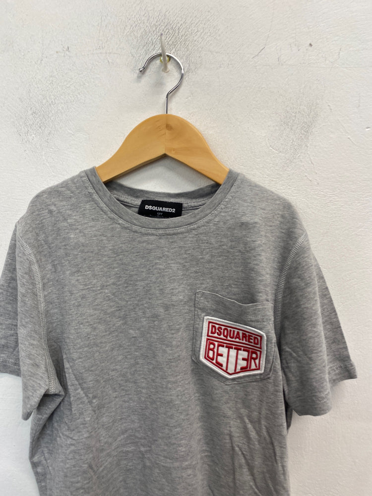 Classic Dsquared2 T-Shirt Age 12 Grey casual BB001