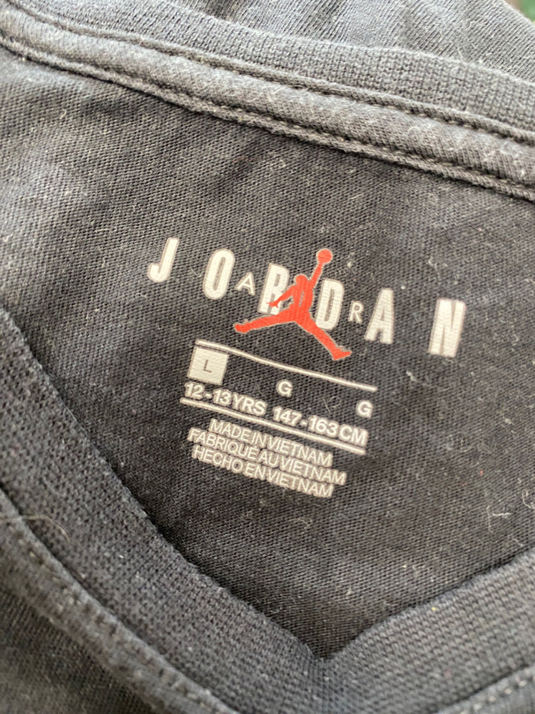 Classic Nike jordan T-Shirt Age 12-13 Black BB001