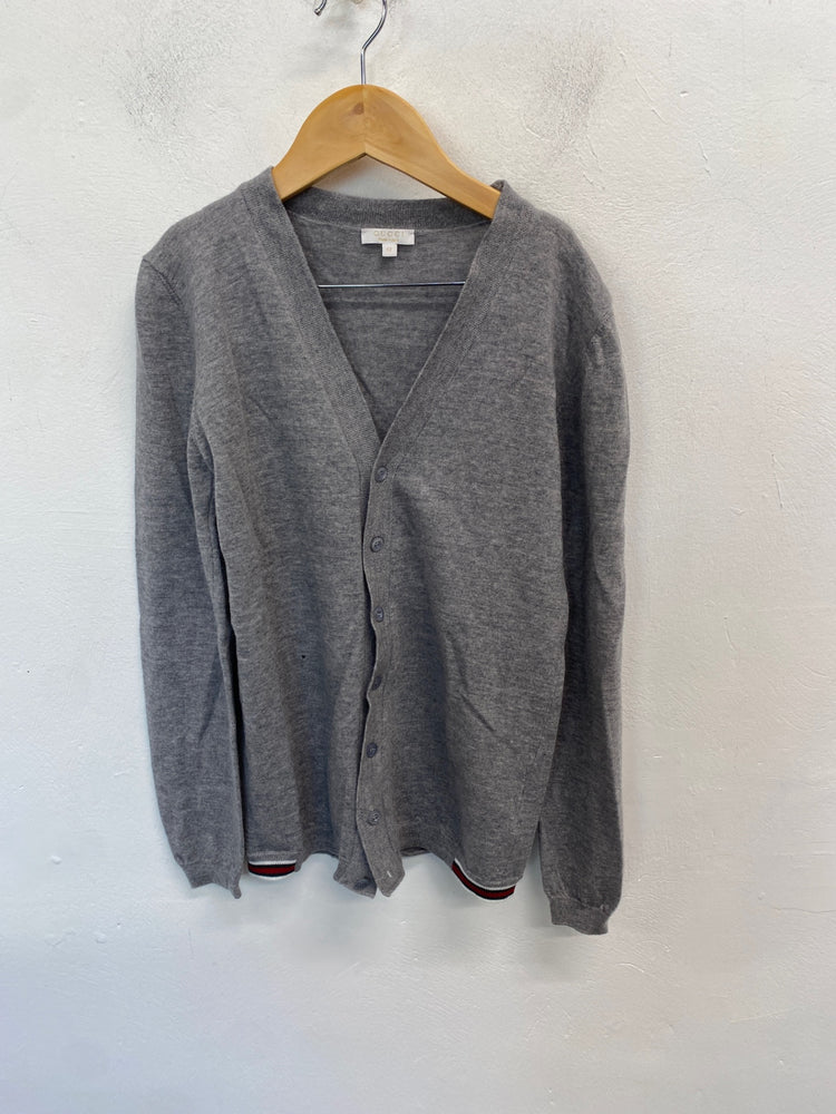 Classic Gucci Cardigan Age 12 Gray designer BB001