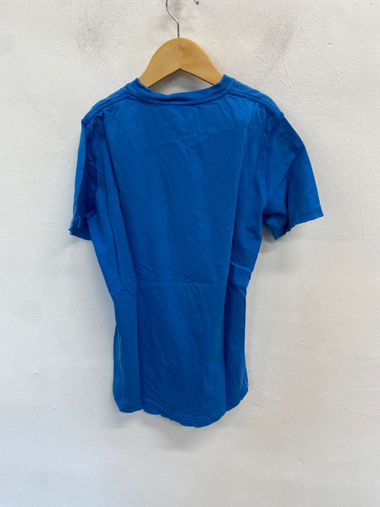 Classic Dsquared2 T-Shirt Age 12 Blue distressed BB001