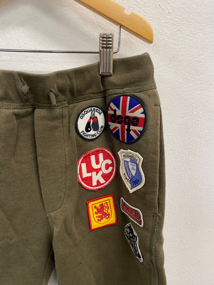 Classic DSQUARED2 Shorts Age 10-11 Khaki logo BB001